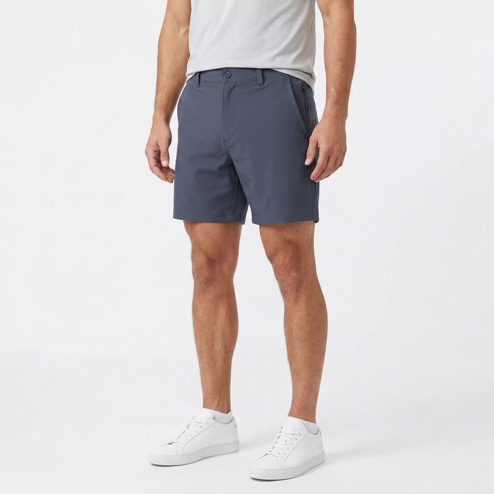 VRST Mens Resort Short Indigo Blue Size S Quick Dry Stretch